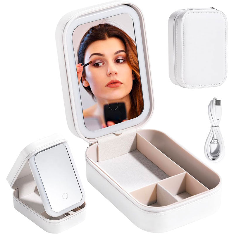 Boîte Make-Up avec miroir LED