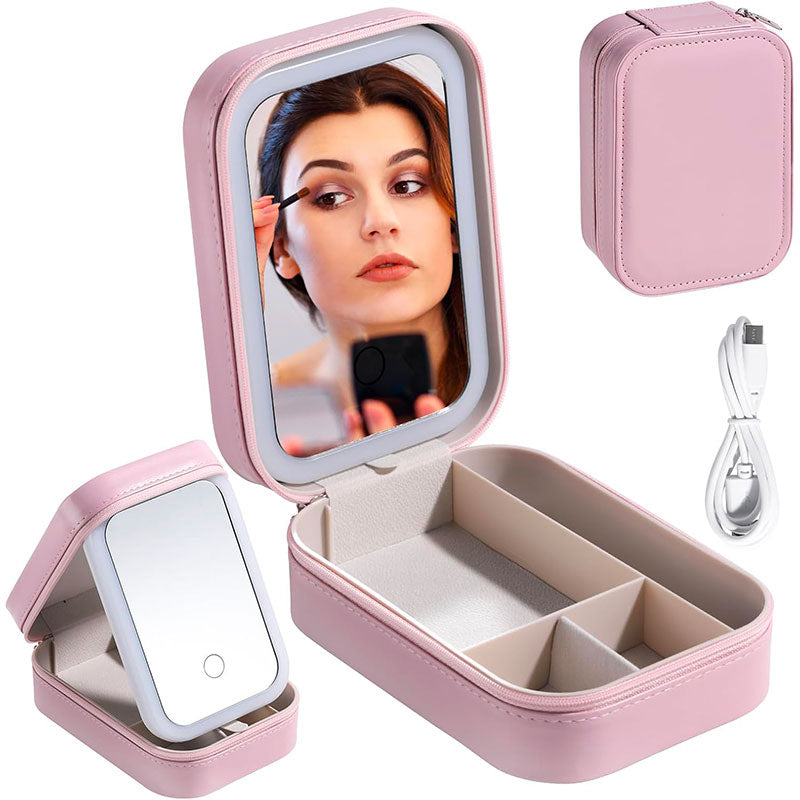 Boîte Make-Up avec miroir LED