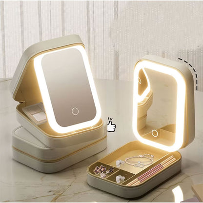 Boîte Make-Up avec miroir LED